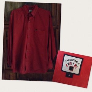 Faconnable Red Shirt